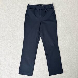 Old Navy Pixie Straight Ankle Pants Womens 2 Blue High Rise Classic Preppy NWT